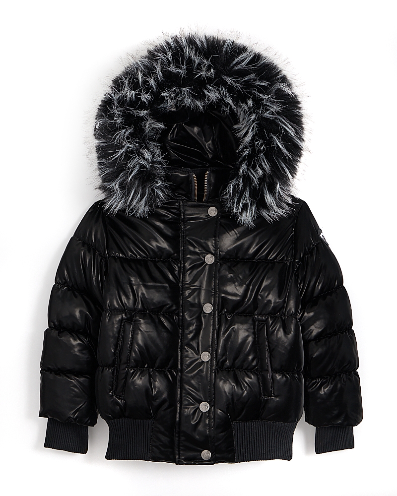 Girls' Kyla Faux Trim Coat - Little Kid, Big Kid