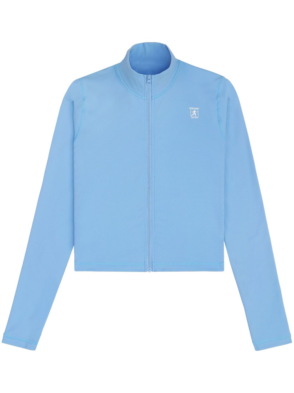 Runner logo-print track jacket - Blue