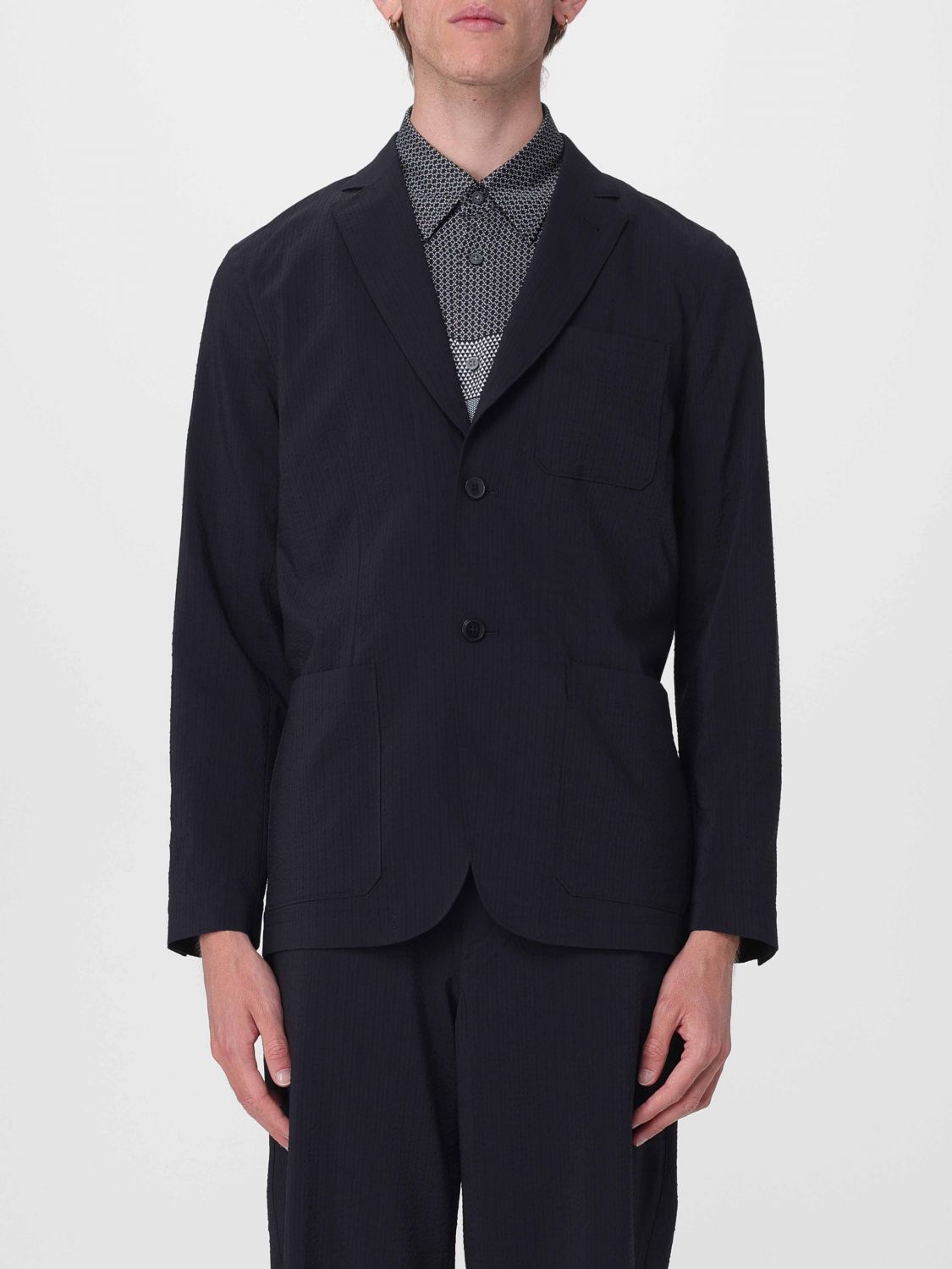 Blazer Men color Navy