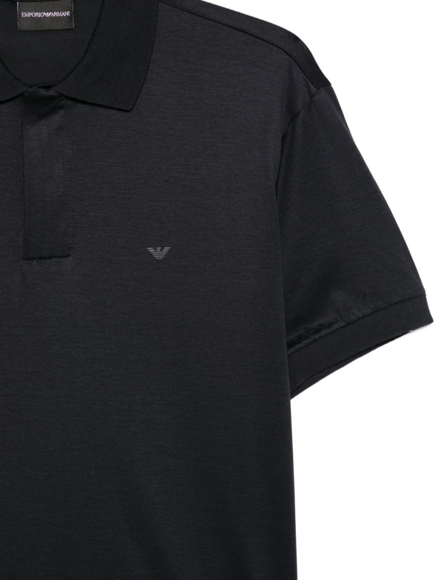 Emporio Armani - straight fit polo shirt short sleeves collar