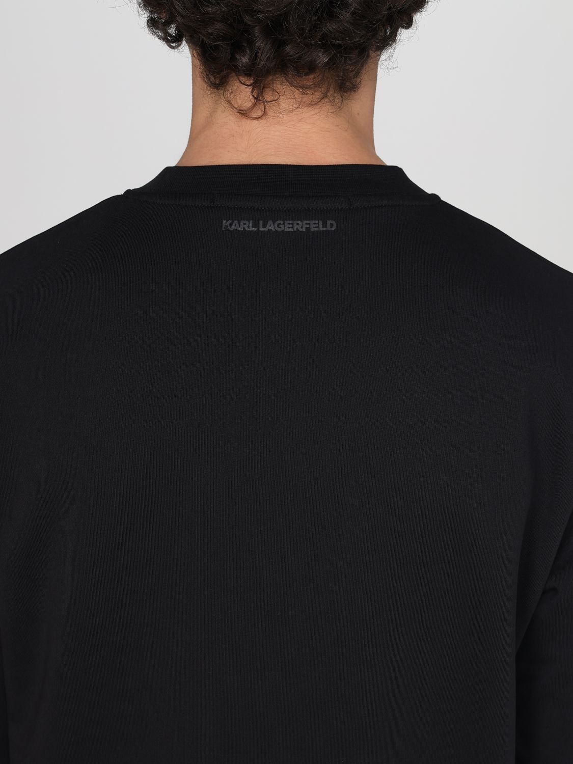 Sweatshirt KARL LAGERFELD Men color Black