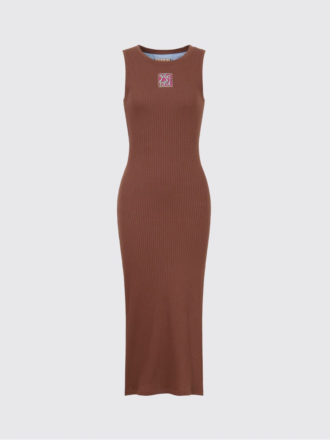 Dress Woman color Tobacco