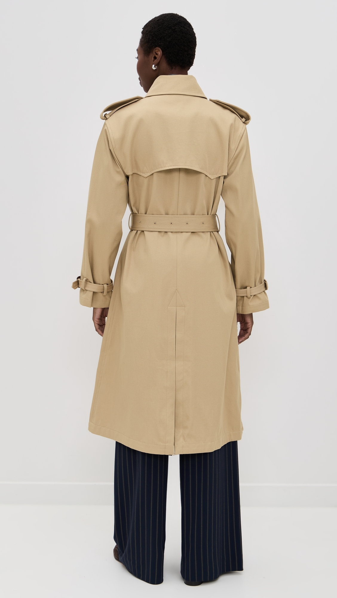Cotton Twill Trench Coat Surrey Tan