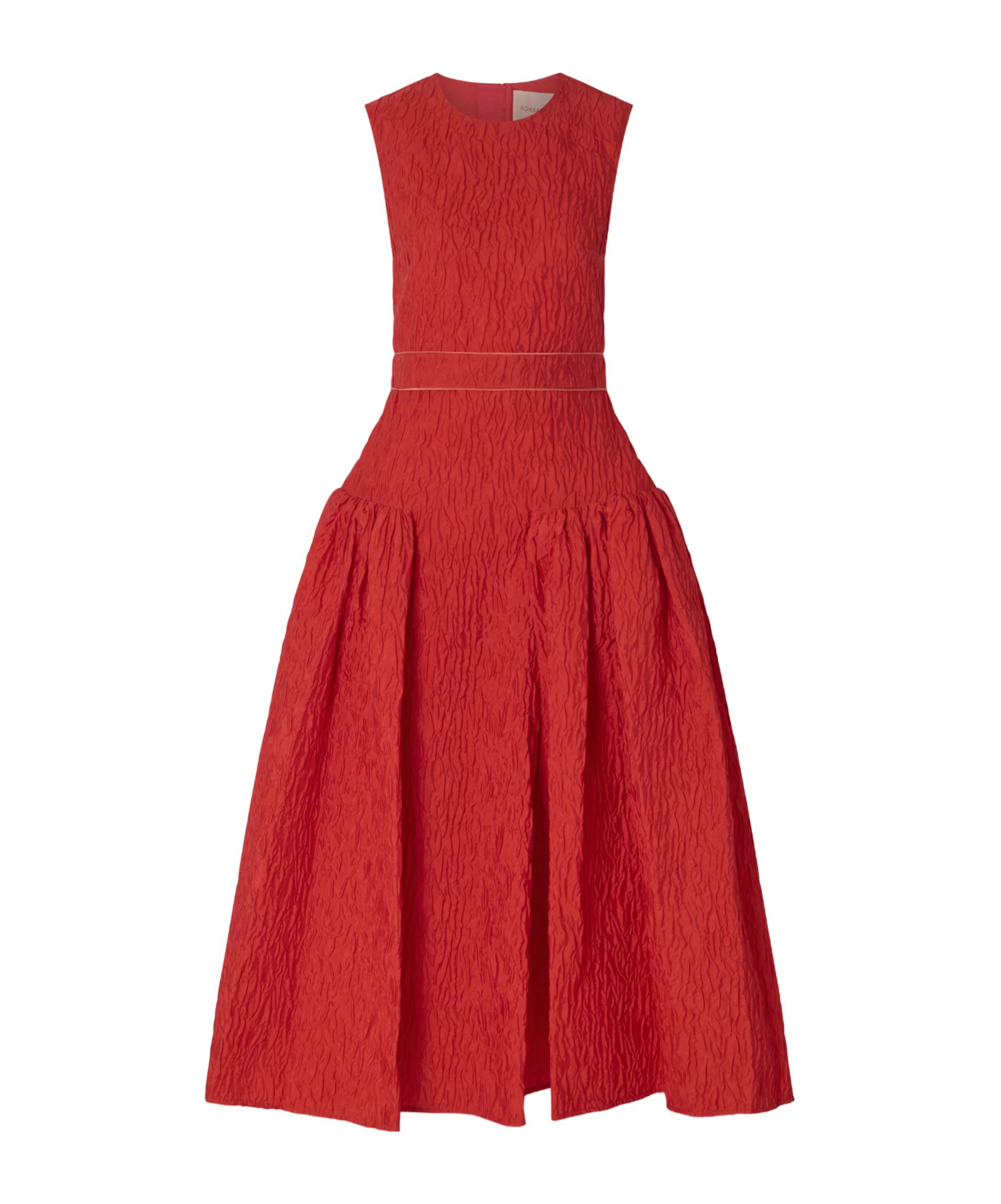 Aya cloqué midi dress