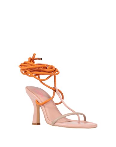 Actitude By Twinset Woman Thong sandal Antique rose Size 10 Textile fibers