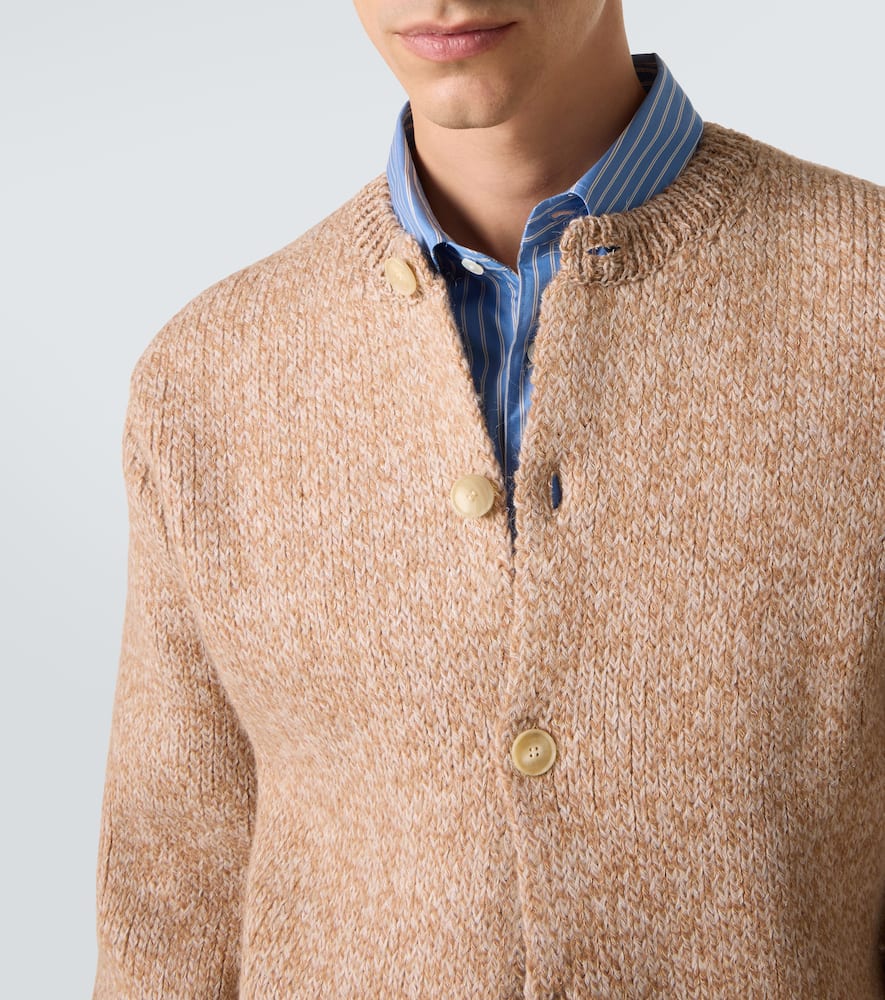 Wool and alpaca-blend cardigan