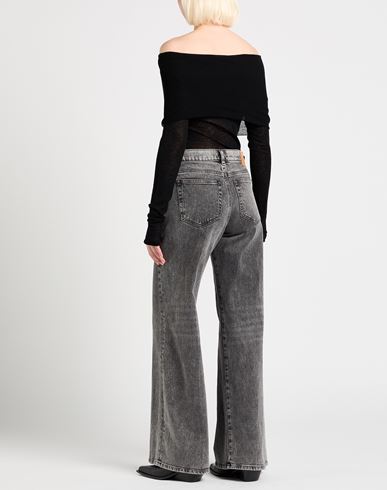Crème Woman Turtleneck Black Size L Wool