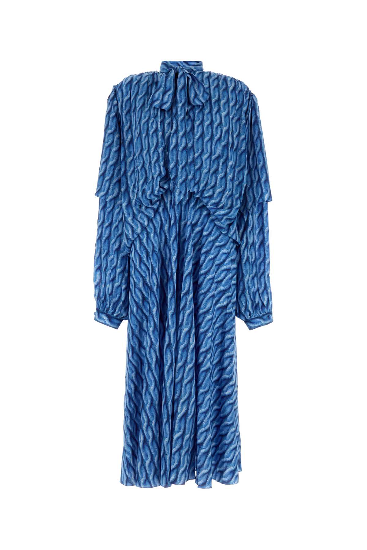 Sleeve Dress — Blue