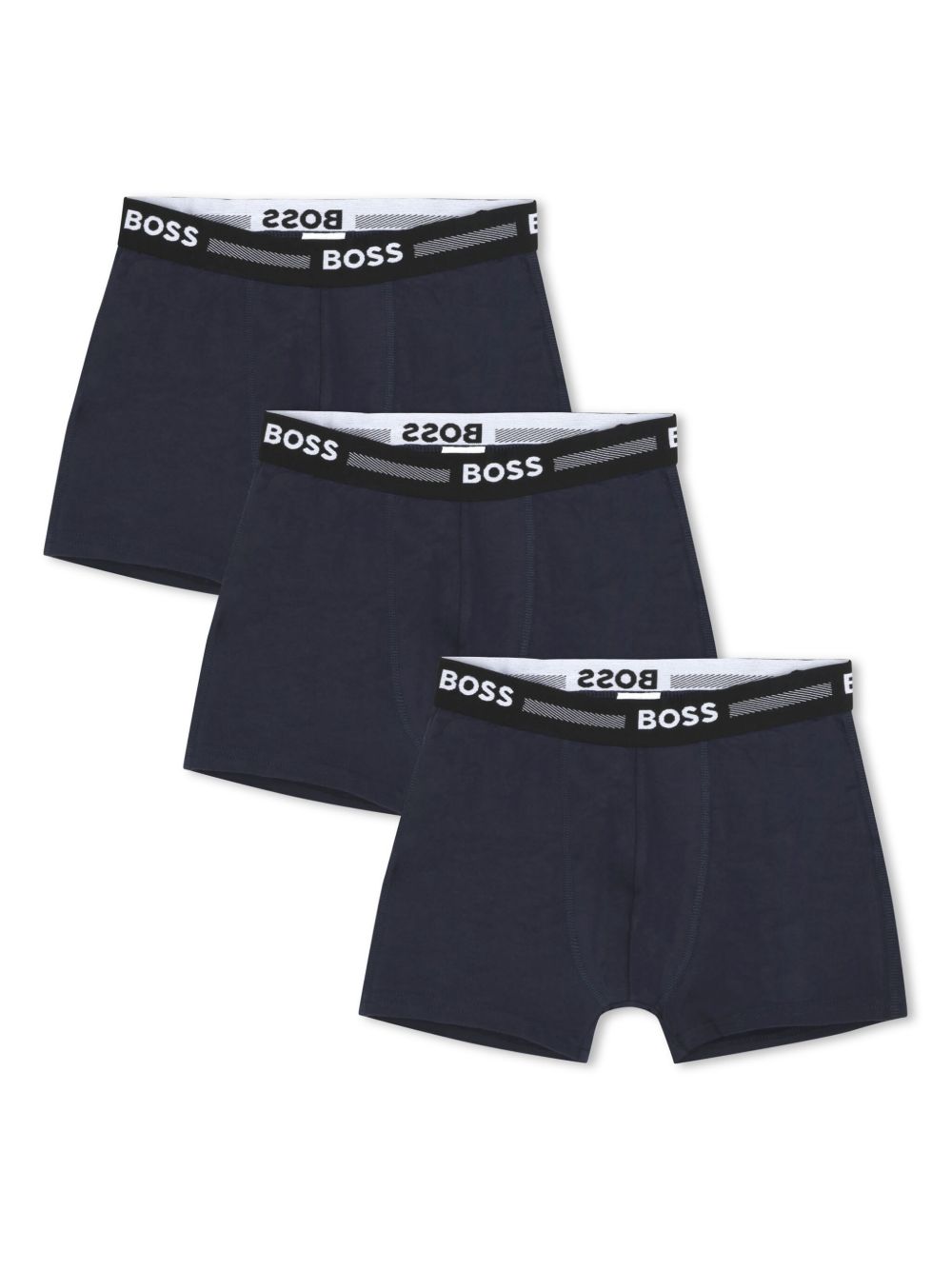 Logo-waistband boxers (pack of three) - Blue