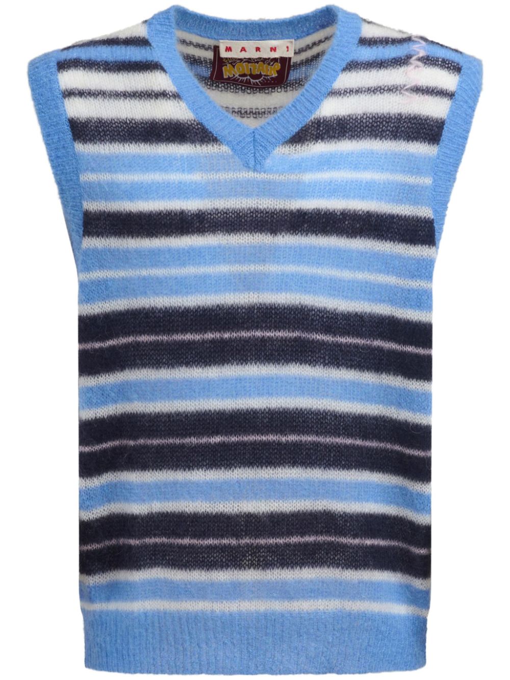 Sleeveless jumper - Blue