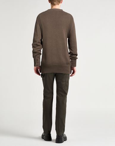 Man Sweater Khaki Size M Cotton