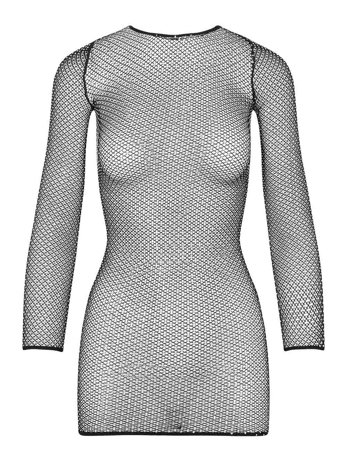 Balenciaga - crystal mesh mini top
