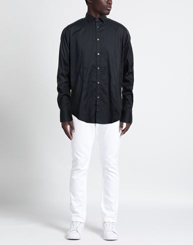 Man Shirt Navy Size 14 ½ Cotton, Elastane