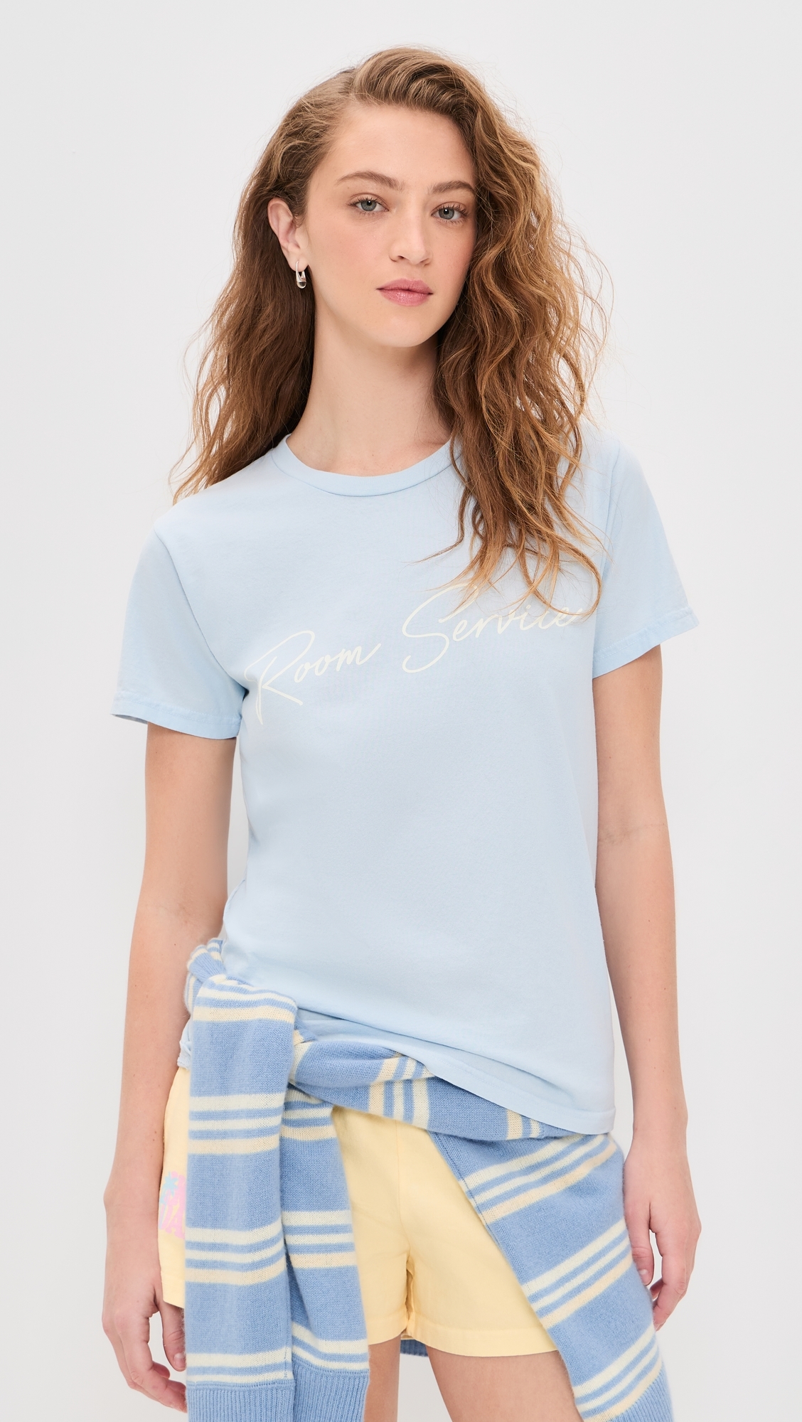 Room Service Vintage Fit Tee Blue