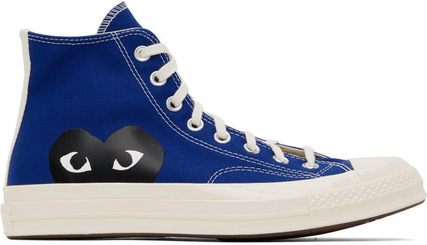 Comme des Garçons Play Converseエディション ブルー Half Heart Chuck 70 スニーカー