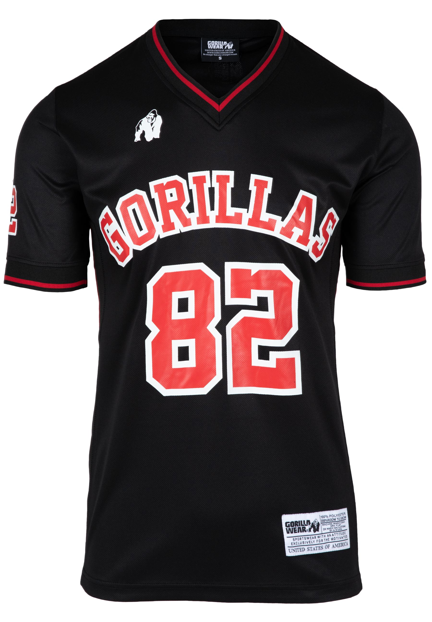 San Mateo T-shirt - Black/Red