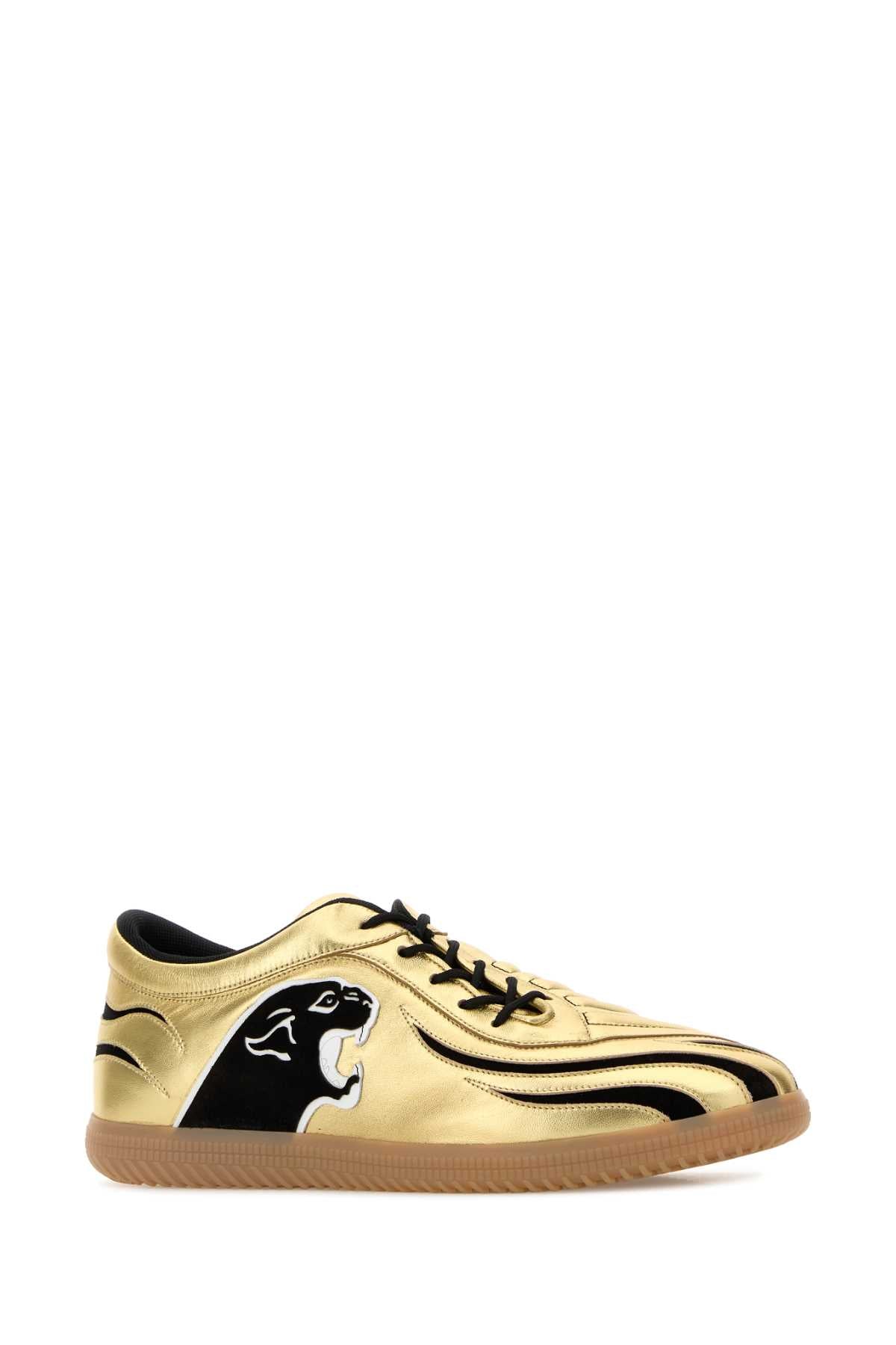 Valentino Garavani Gold Leather Sneaker