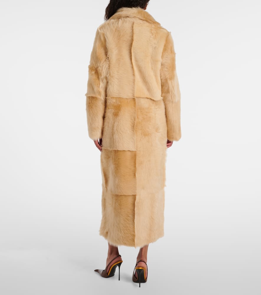 Evita Long shearling coat