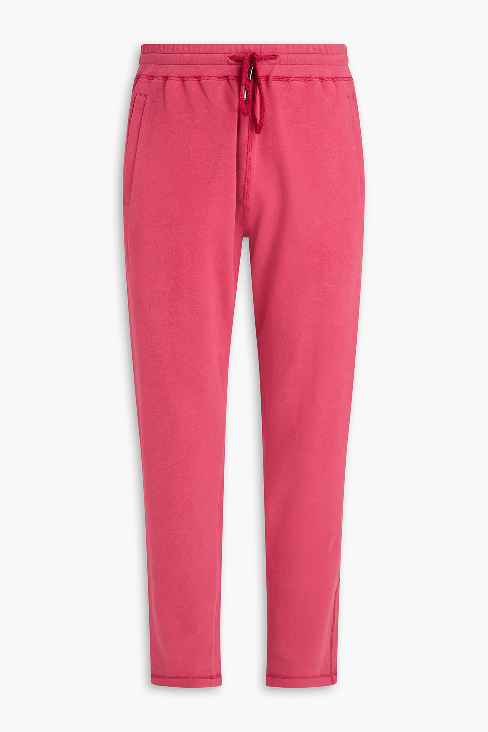 French cotton-blend terry sweatpants - Orange - IT 50