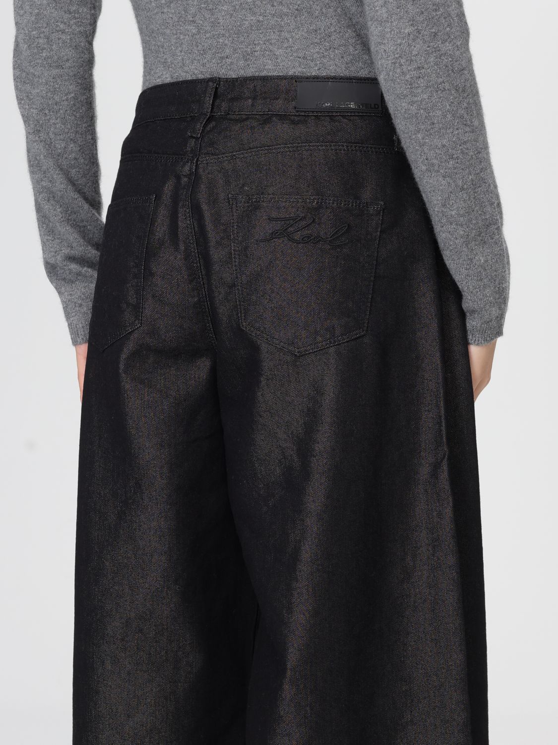 Jeans Woman color Black