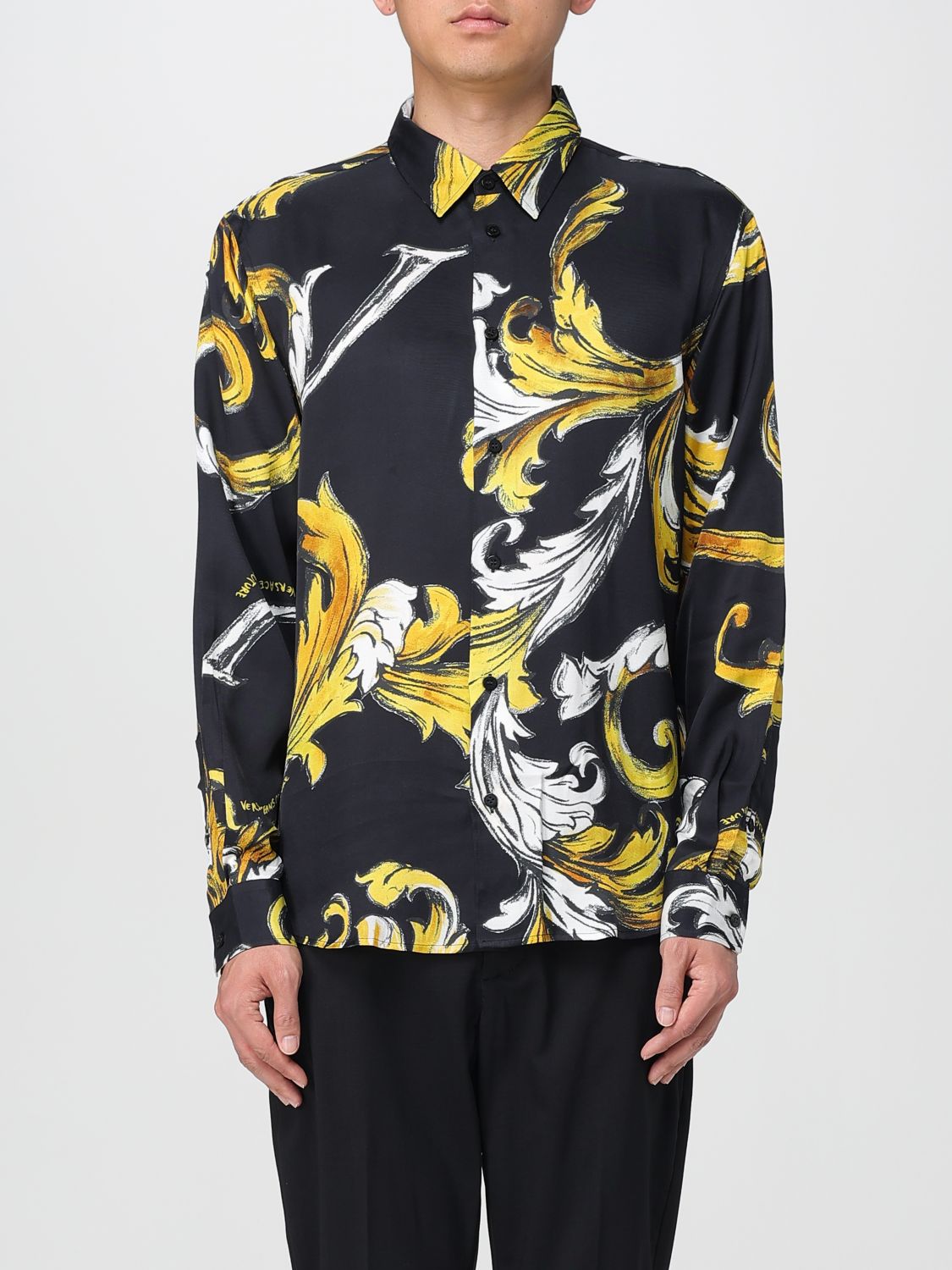Versace Jeans Couture Outline Barocco shirt - Blue