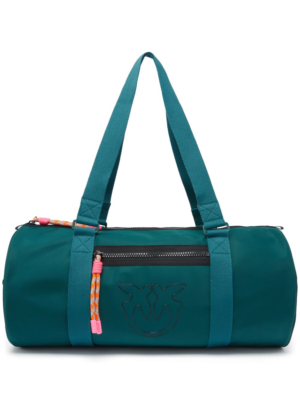 PINKO logo-appliqué duffle bag - Blue
