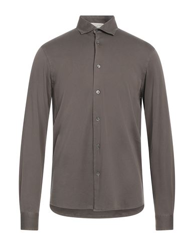 Man Shirt Dark brown