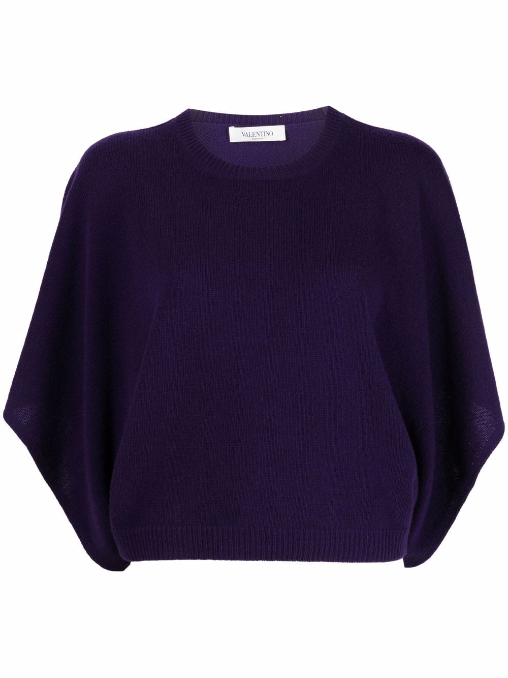 Kimono-style knitted jumper - Pink