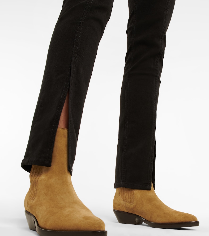 High-rise slim jeans