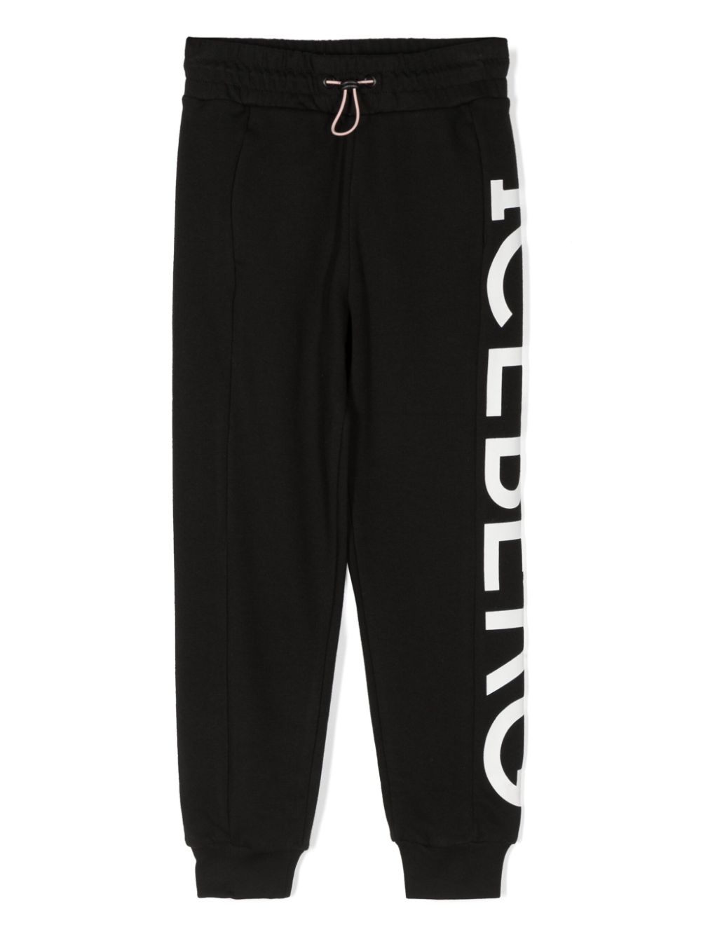 Logo-print drawstring track pants - Black