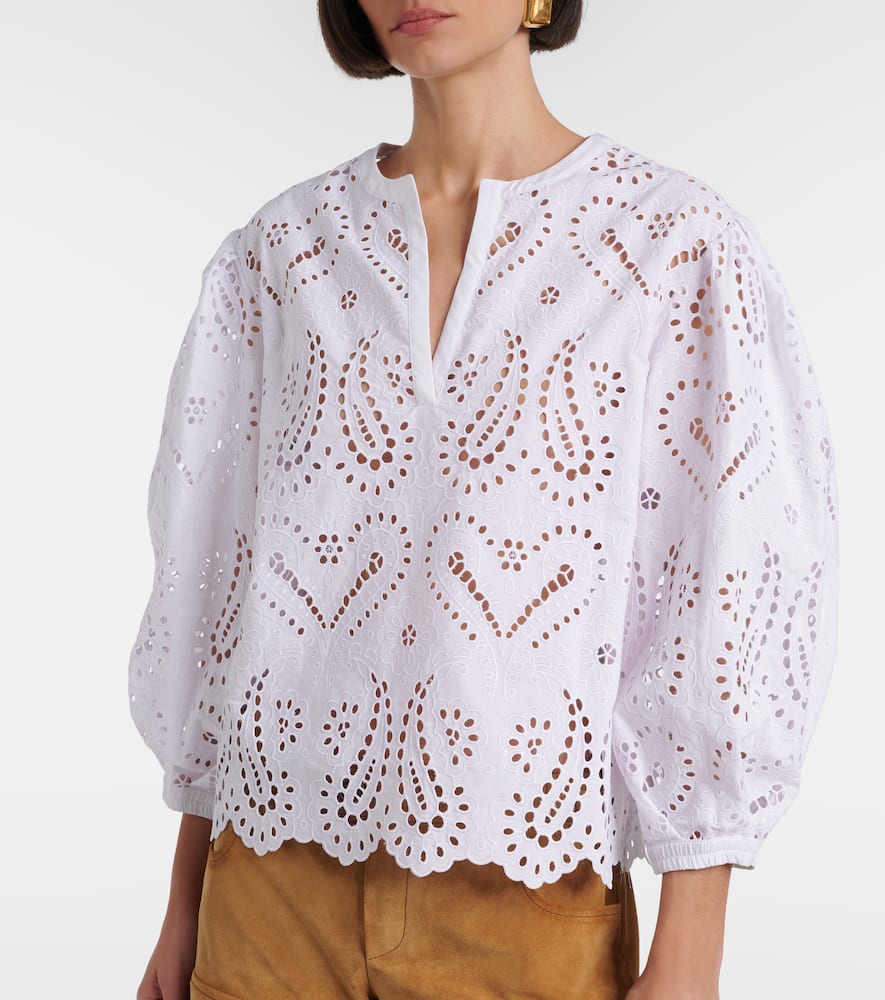 Cotton-blend top