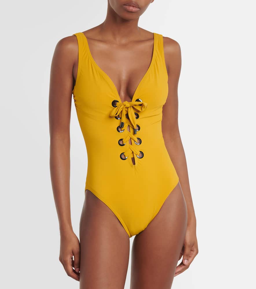 Lucy lace-up swimsuit