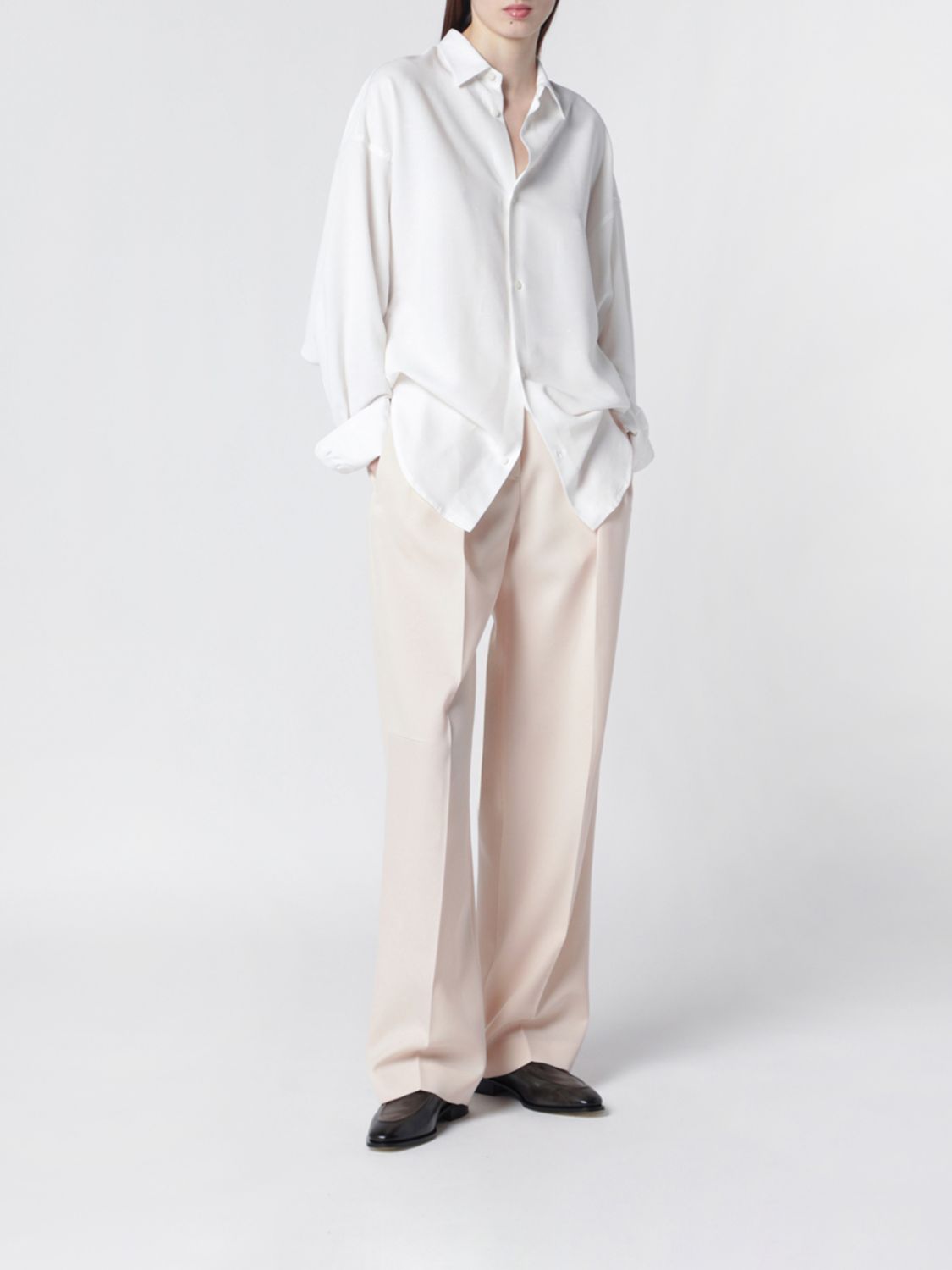 Relaxed Pleated Pants