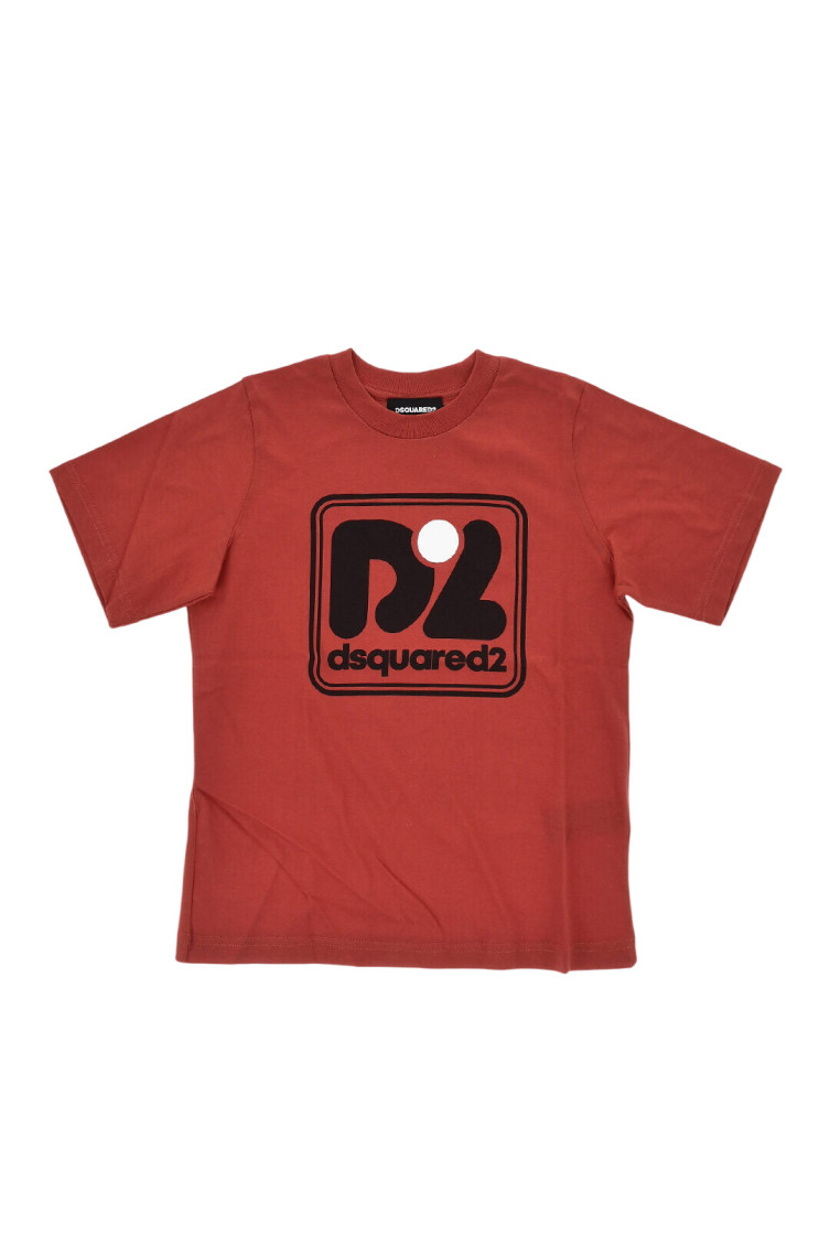Boys Red Graphic Logo T-Shirt