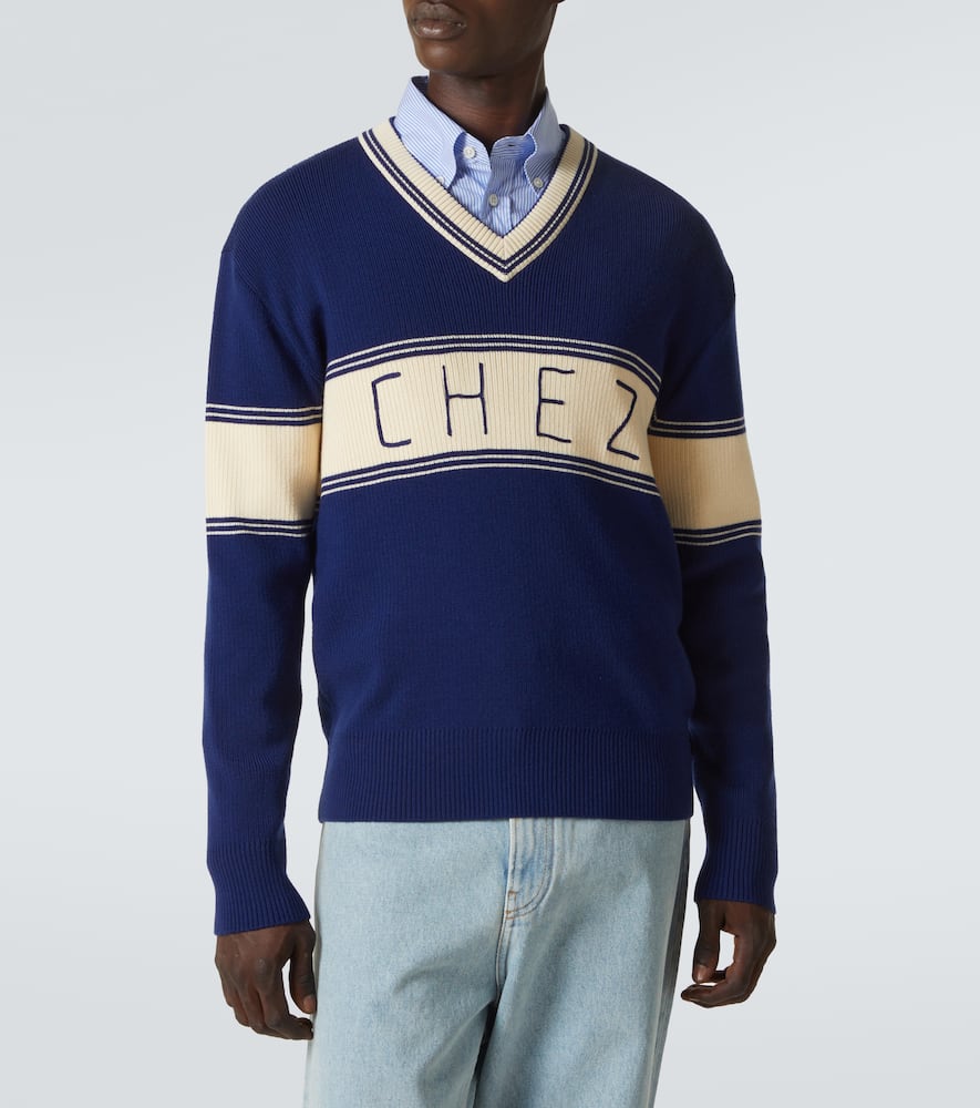 Chez wool and cotton sweater