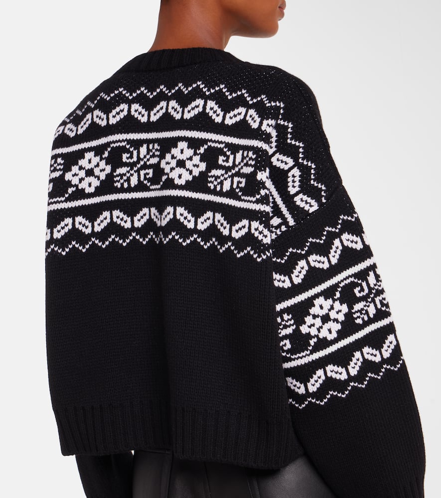 Róhe Fair Isle wool sweater