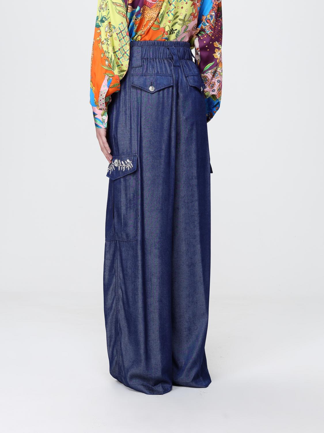 Pants Woman color Blue