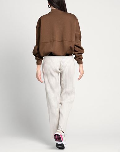 N8 Woman Sweatshirt Dark brown Size S Cotton, Polyester
