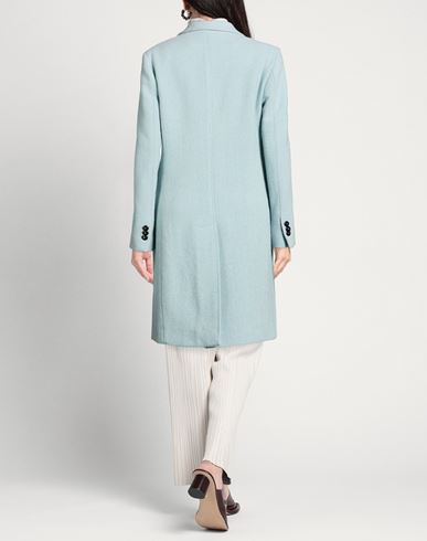 Woman Coat Sky blue Size 10 Wool, Polyester, Polyamide