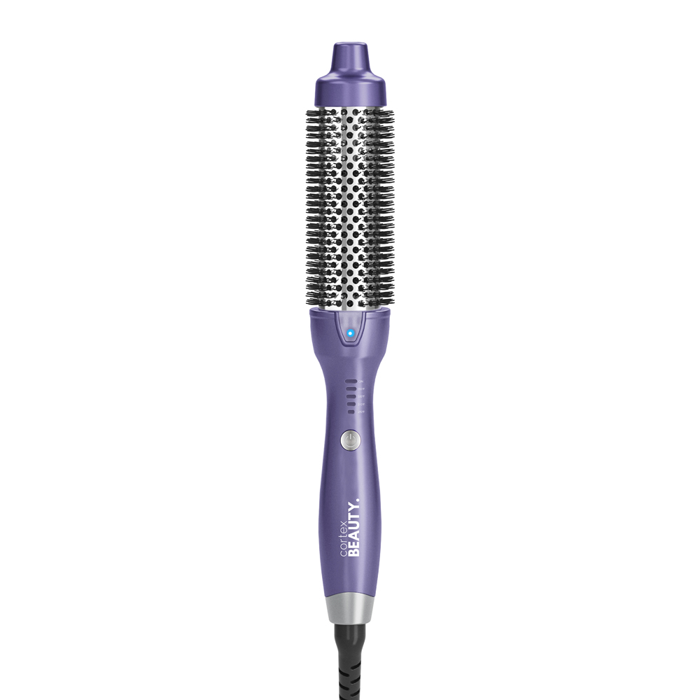 1.5inch Ionic Temperature Control Styling Brush - Purple