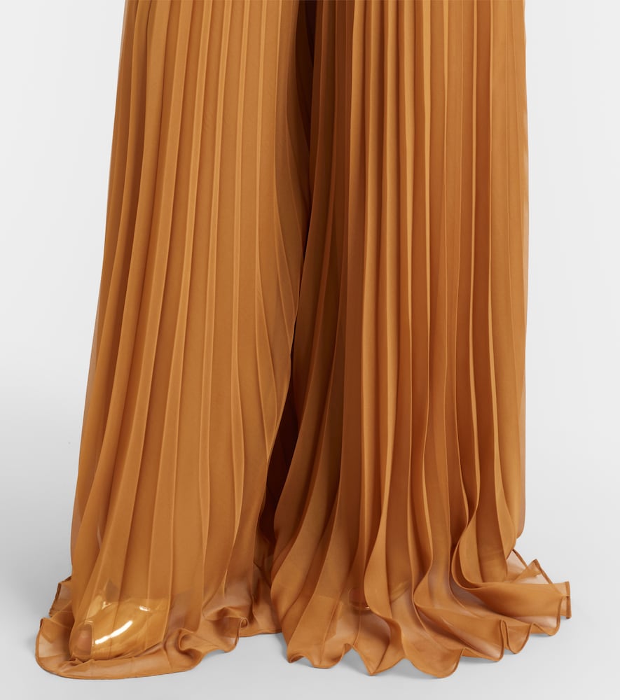 Grembo pleated wide-leg pants