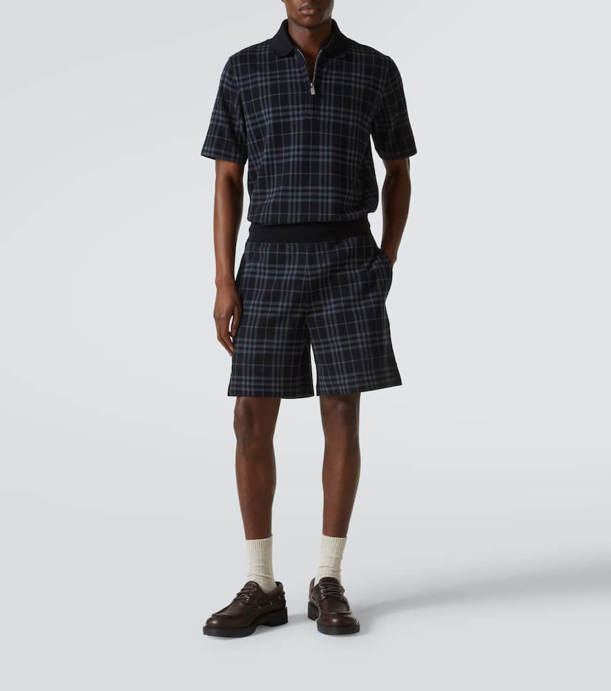 Checked shorts