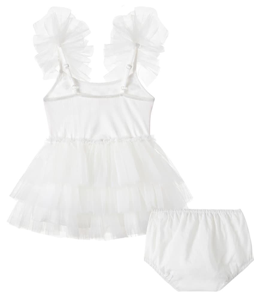Baby Whispers Of The Deep dress and bloomers set