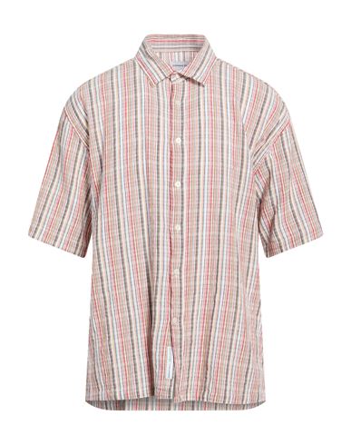 Man Shirt Brick Size L Cotton