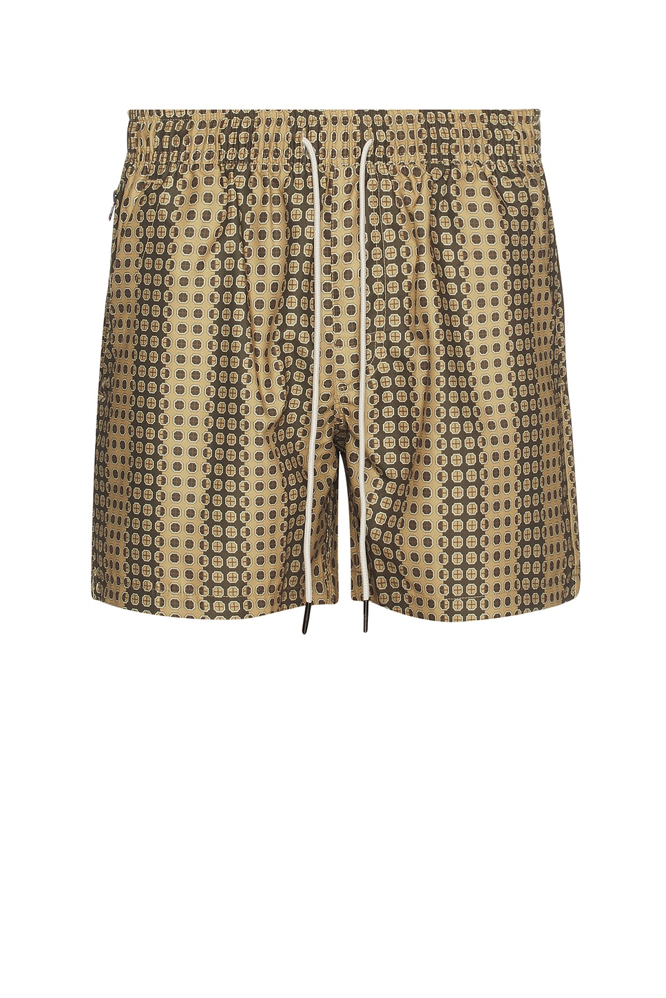 OAS Regalia Swim Shorts in Multi - Brown. S also in