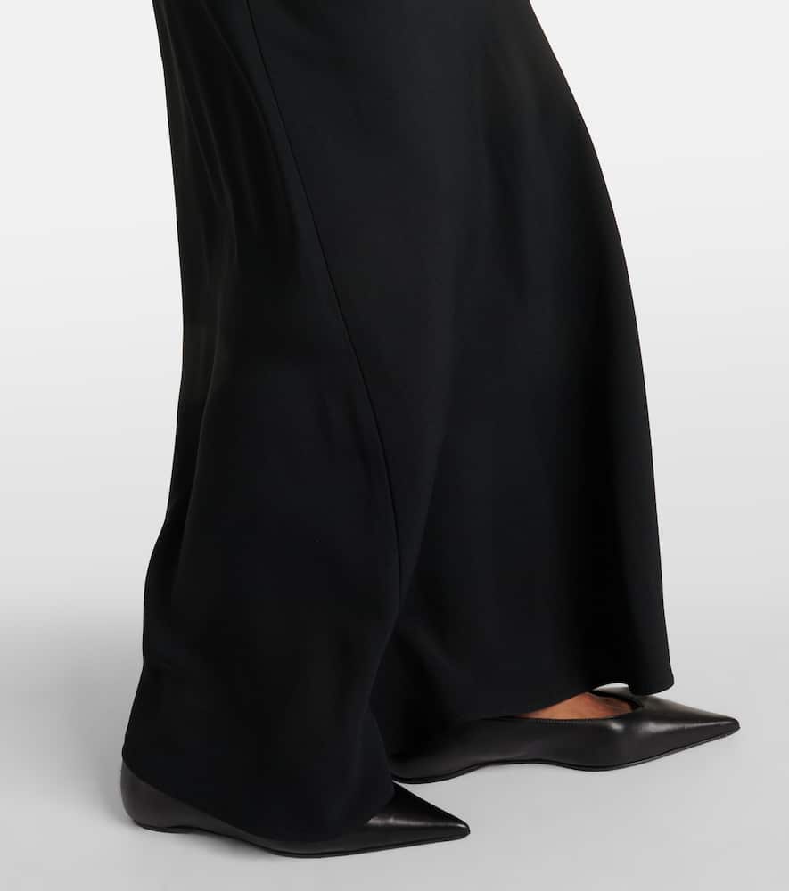 Ami Paris Crêpe maxi skirt