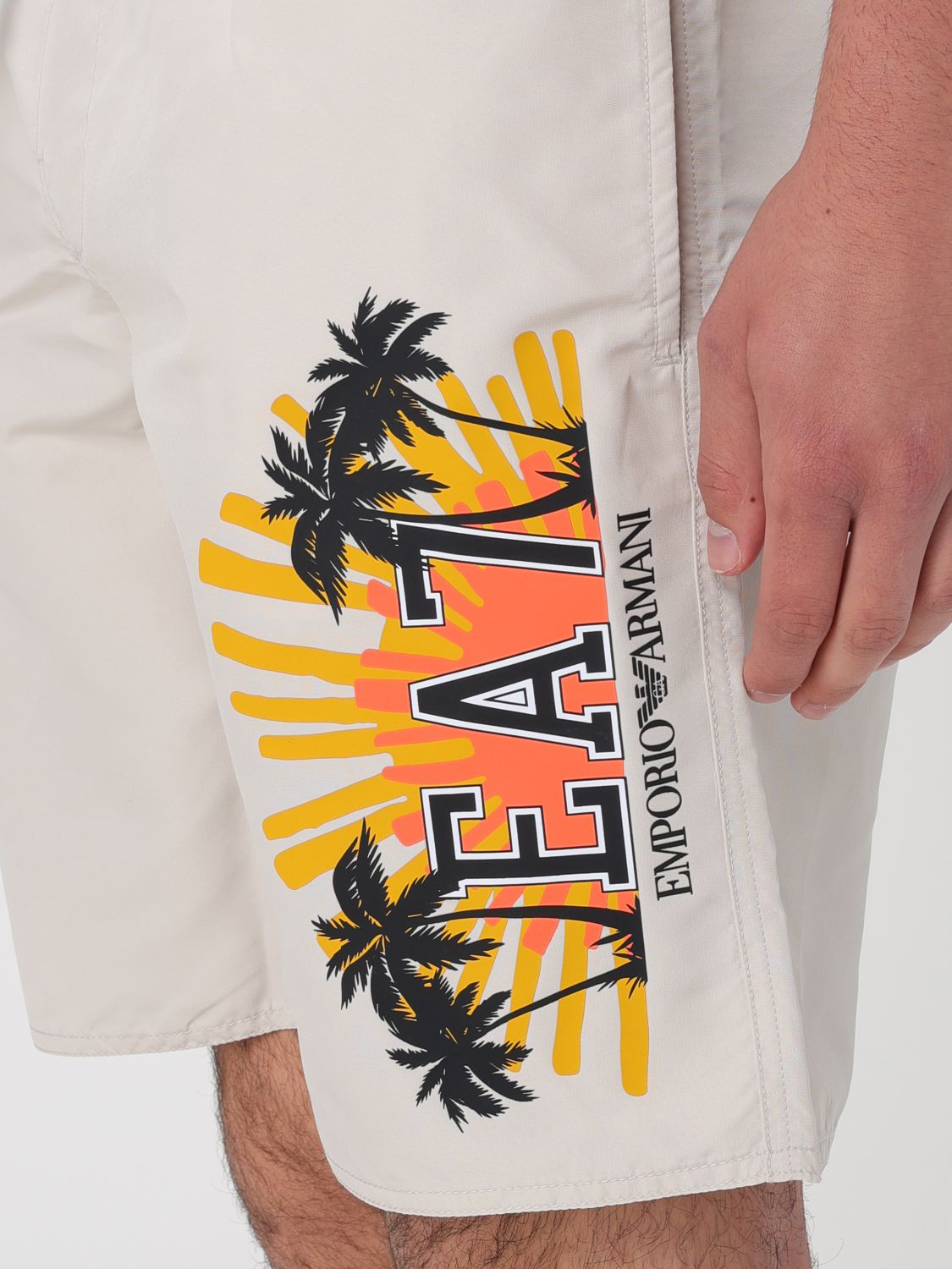 Swimsuit Men color White