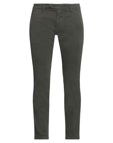 Roÿ Roger's Man Pants Dark green Size 42 Cotton, Elastane