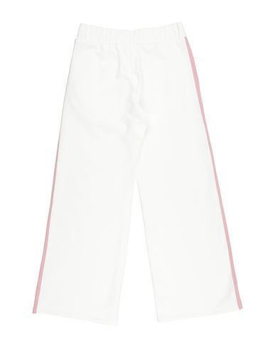 Kid Girl Pants White Size 13 Cotton, Elastane