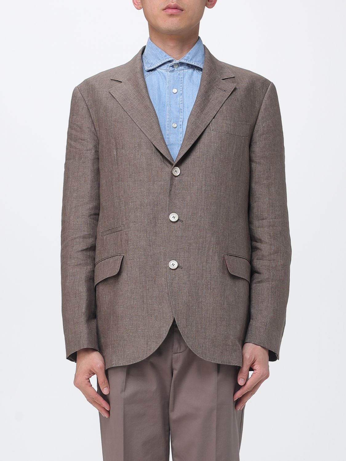 Jacket Men color Brown
